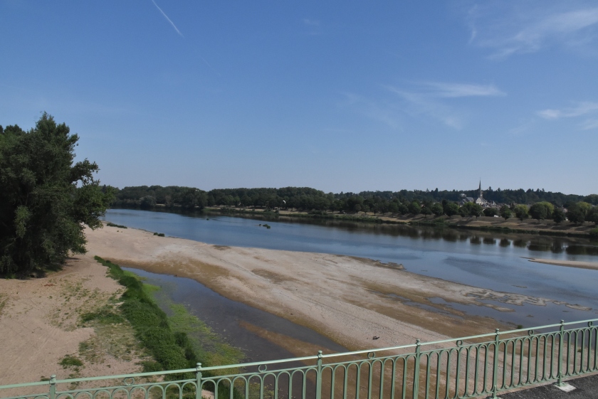 Die Loire führt nicht viel Wasser